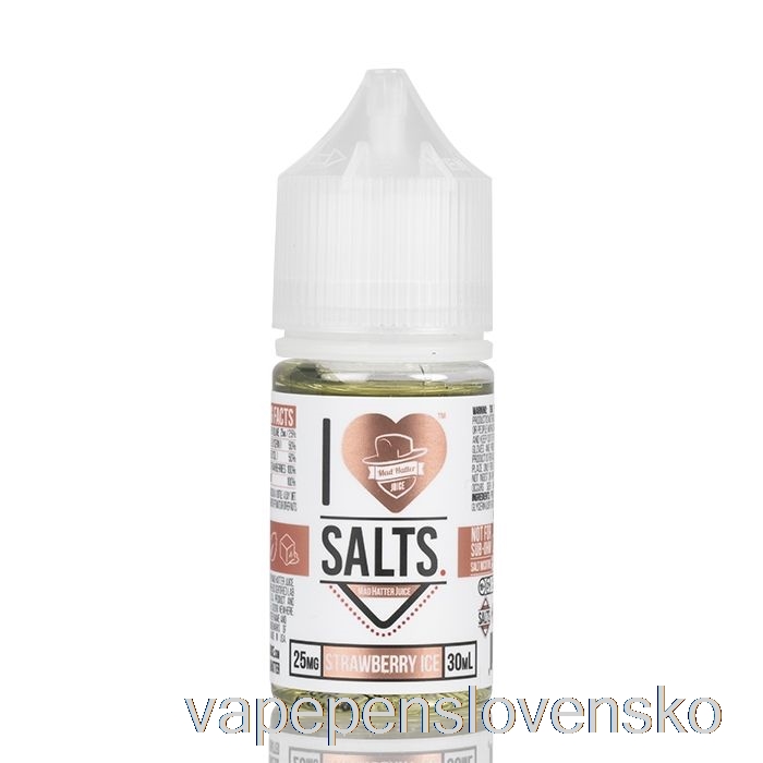 Jahodový ľad - Milujem Soli - 30 Ml 25 Mg Vape Pero